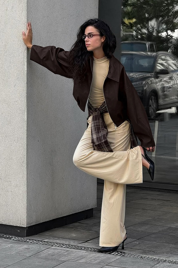 Luvik | Nappa Motoristyylinen Takki