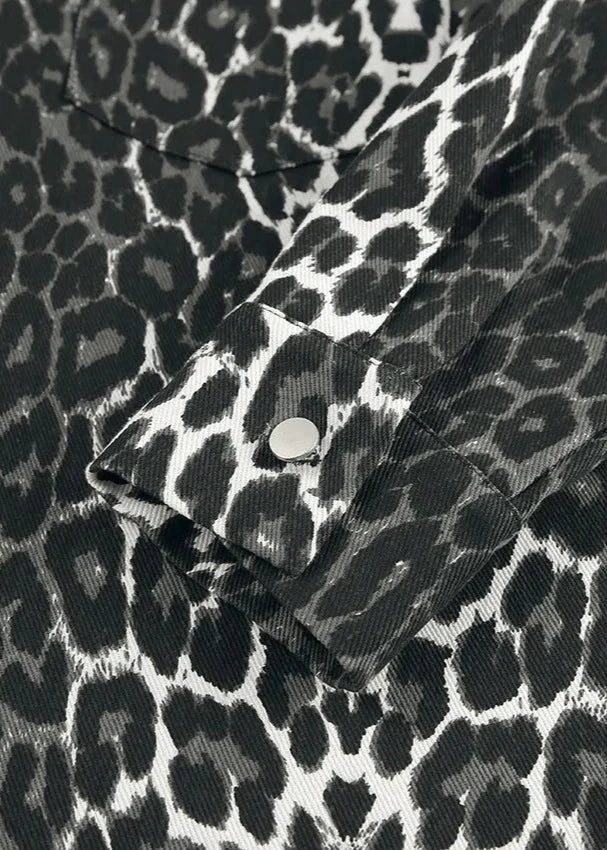 Luvik | Print Puuvillainen Ylipitkä Takki