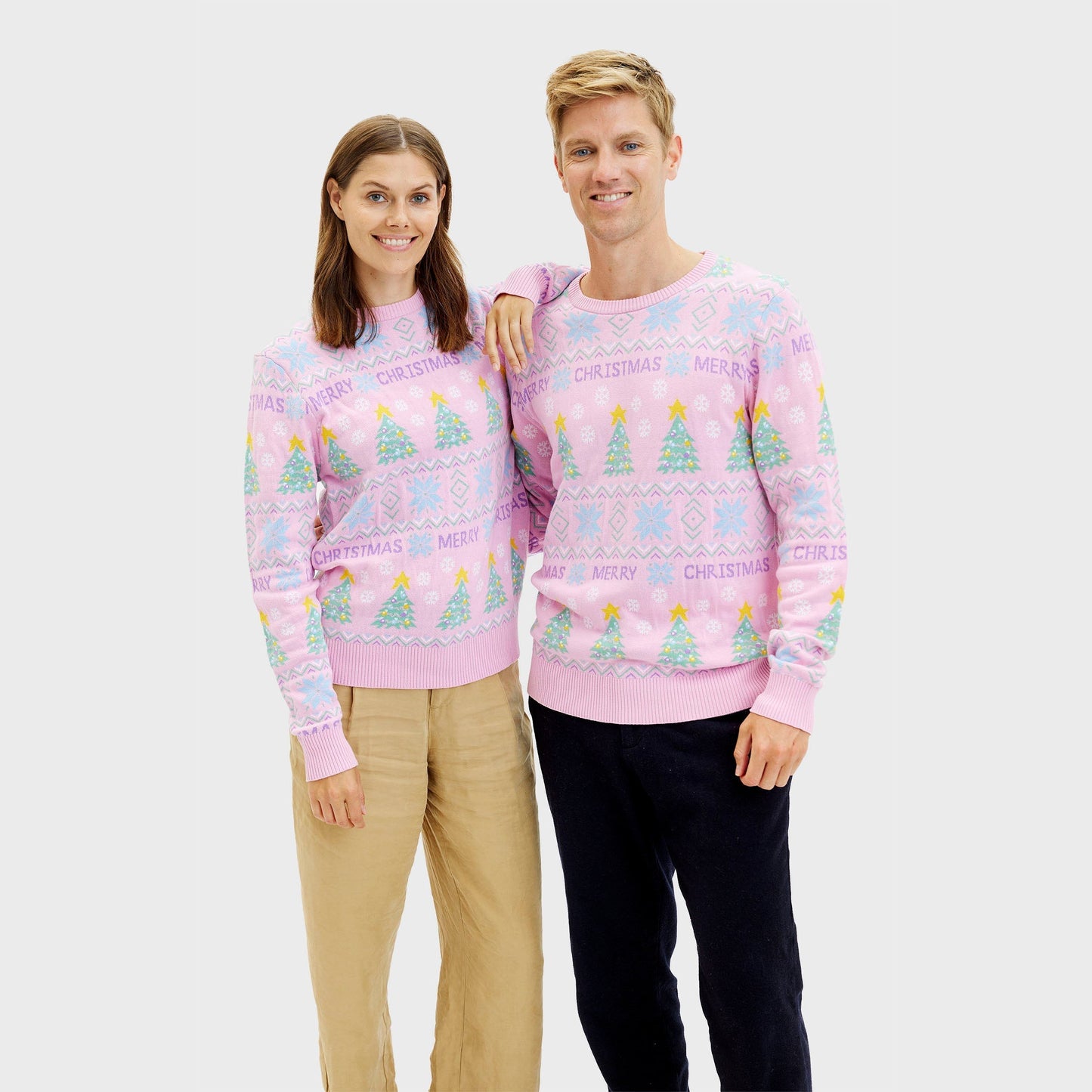 Luvik | Vaaleanpunainen joulupaita - Naiset