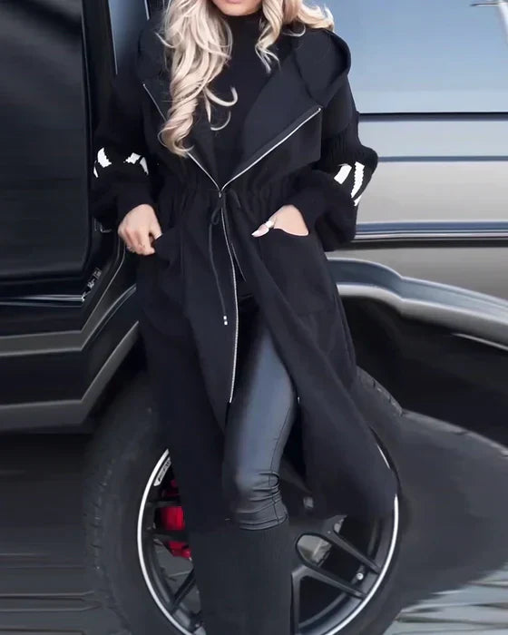 Luvik | pidempi takki, jossa on rennot taskut