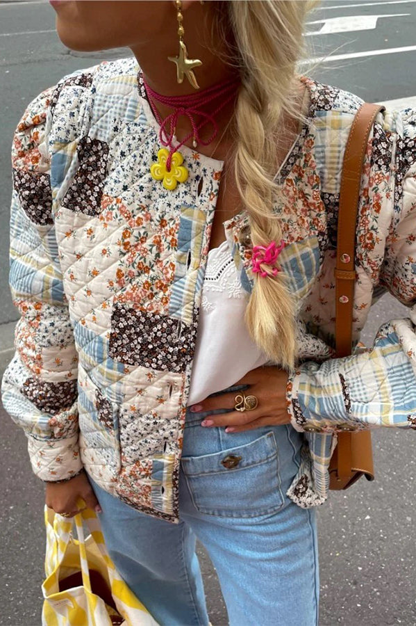 Luvik | Pitkähihaiset yhden napin painetut taskutakki