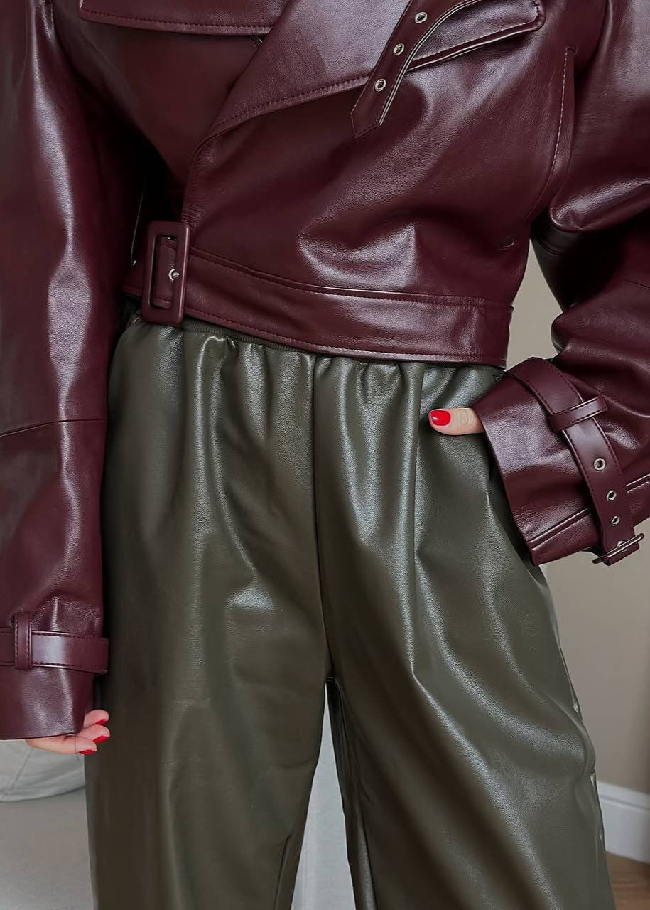 Luvik | Lyhyt tekonahka Motojacke