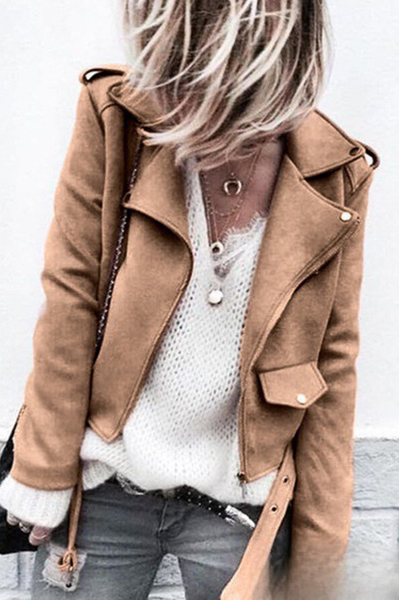 Luvik | Tyylikäs vapaa-ajan takki, jossa on päällyspalojen elementtejä