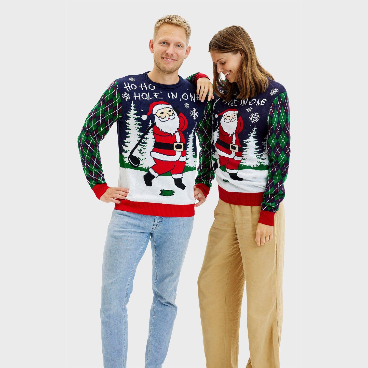 Luvik | Ho Ho Hole In One Joulupaita - Miehet