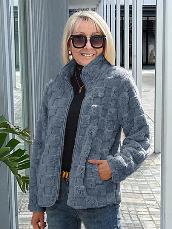 Luvik | Lyhyt raidallinen neuletakki naisille - Tyylikäs ja välttämätön käyttää