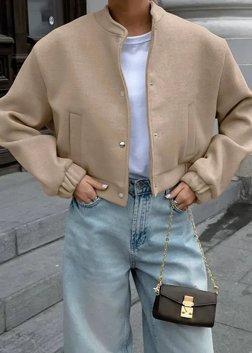 Luvik | Ylellinen villalennintakki - Khaki