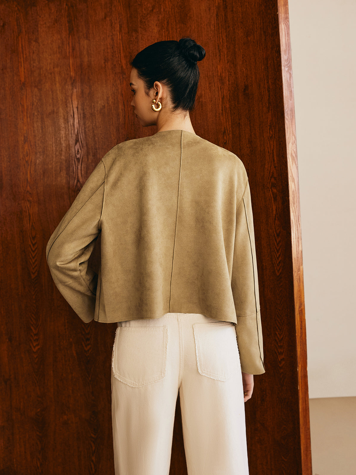 Luvik | Taskutaskullinen Nahkatakki