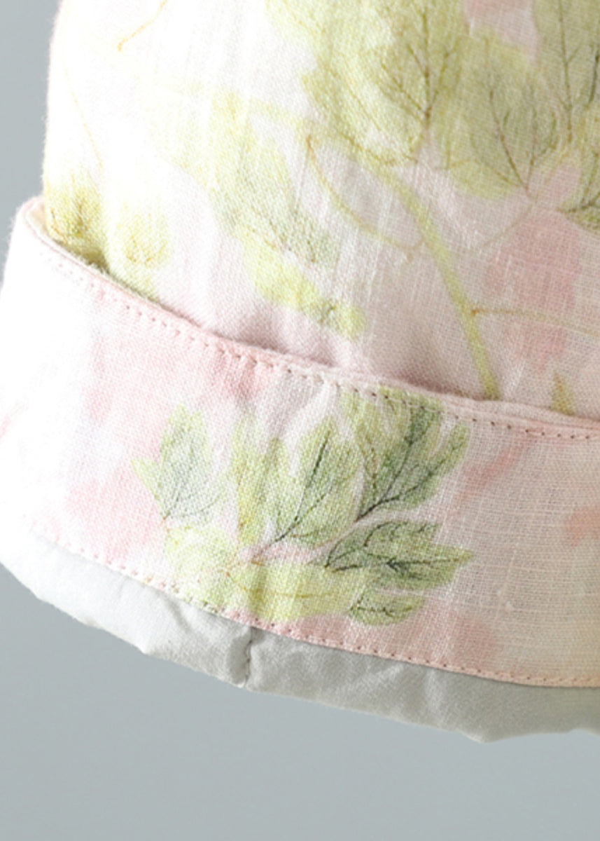 Luvik | Ruusu Korkea kaulus Patches Printattu Ohut puuvilla Idän takit vuorattu talvella