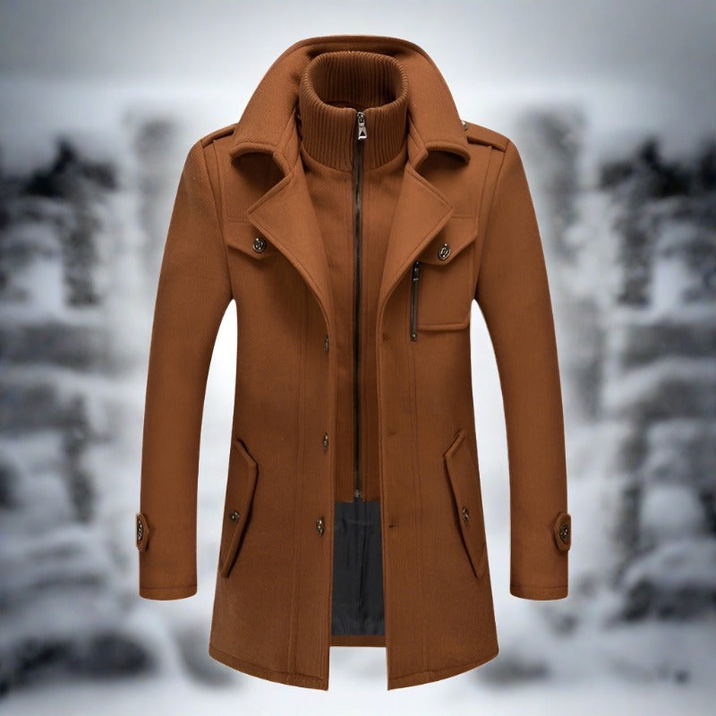 Luvik | Extra paksu talvitakki korkealla kauluksella