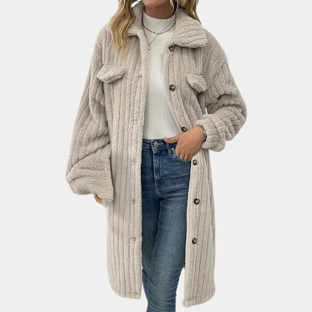 Luvik | Manteau en fleece long