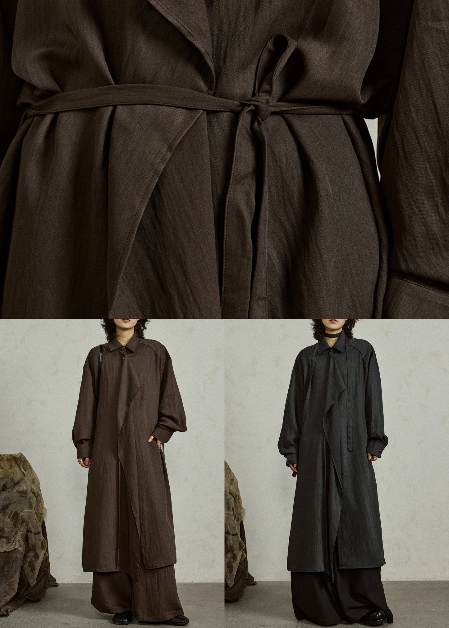 Luvik | Pitkä puuvillapaita avonaisilla napituspuolella ja frilloilla