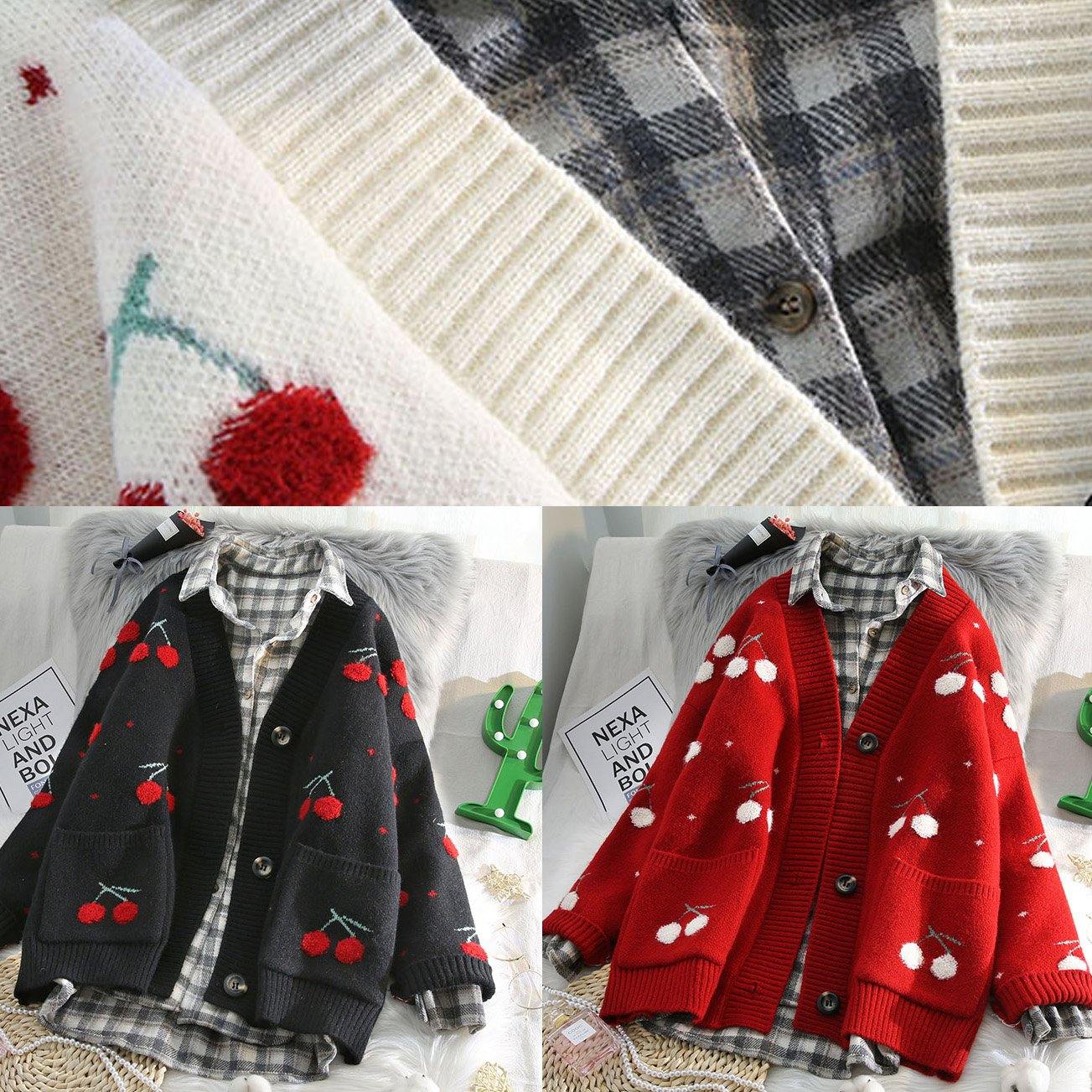 Luvik | vaaleat V-kauluksiset neuleliivit, rentomalliset neulepaidat