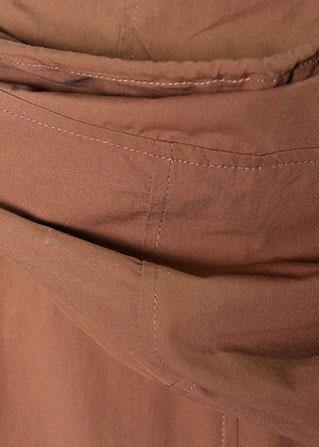 Luvik | Suuri Koko Pitkä Hupparitakki Ruskea Narulla