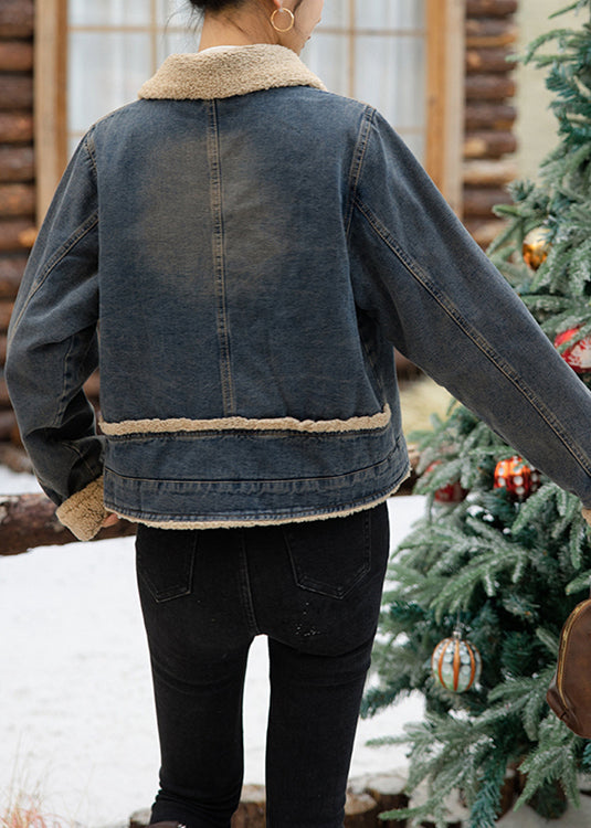 Luvik | Beige Nappi Patchwork Pehmeä Fleece Talvitakit