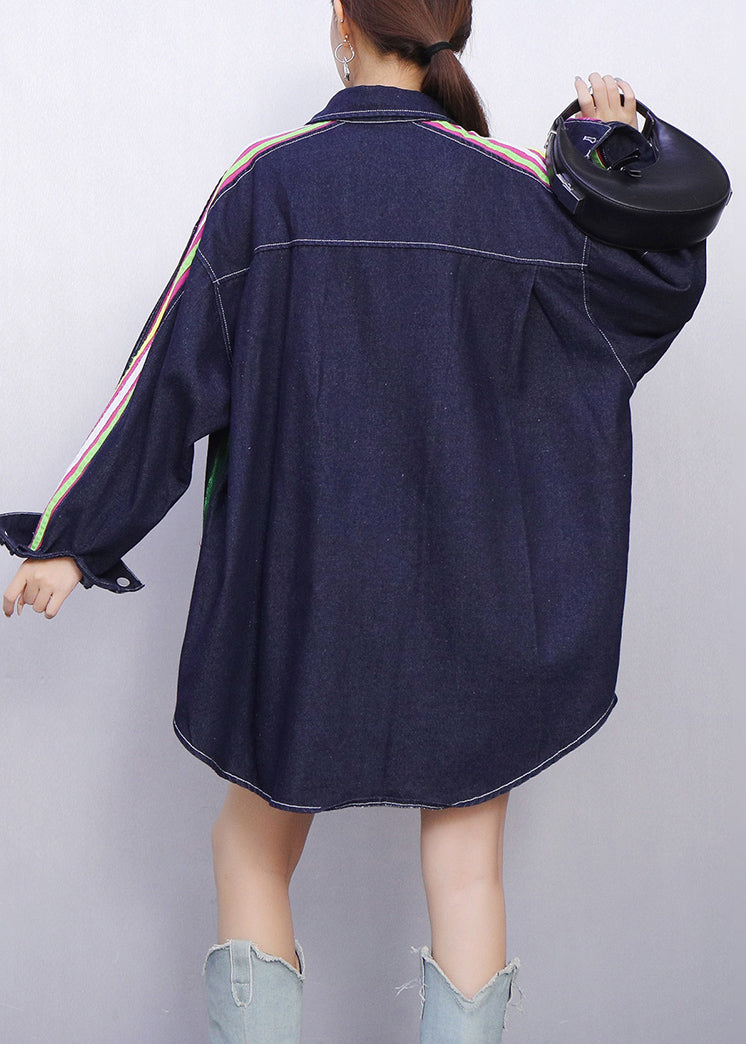 Luvik | Siniraitapuku denim hymyilevillä täytetyillä smileyillä