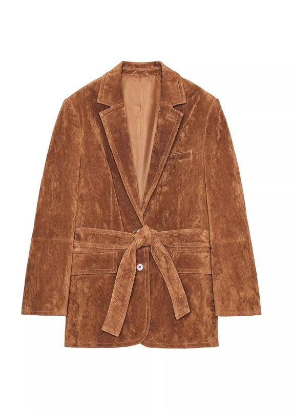 Luvik | Karamelli Peter Pan Kauluksilla Takki