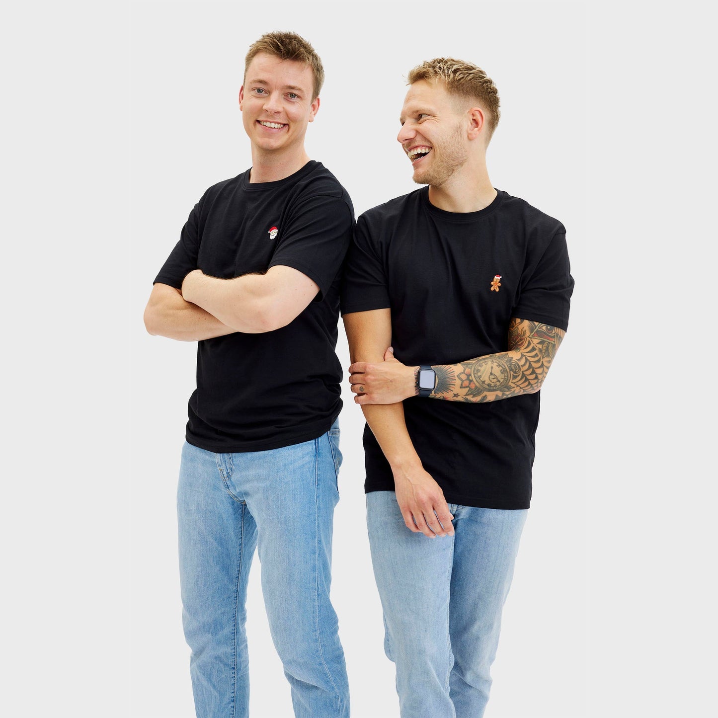 Luvik | Joulukeksipaita musta - Miesten