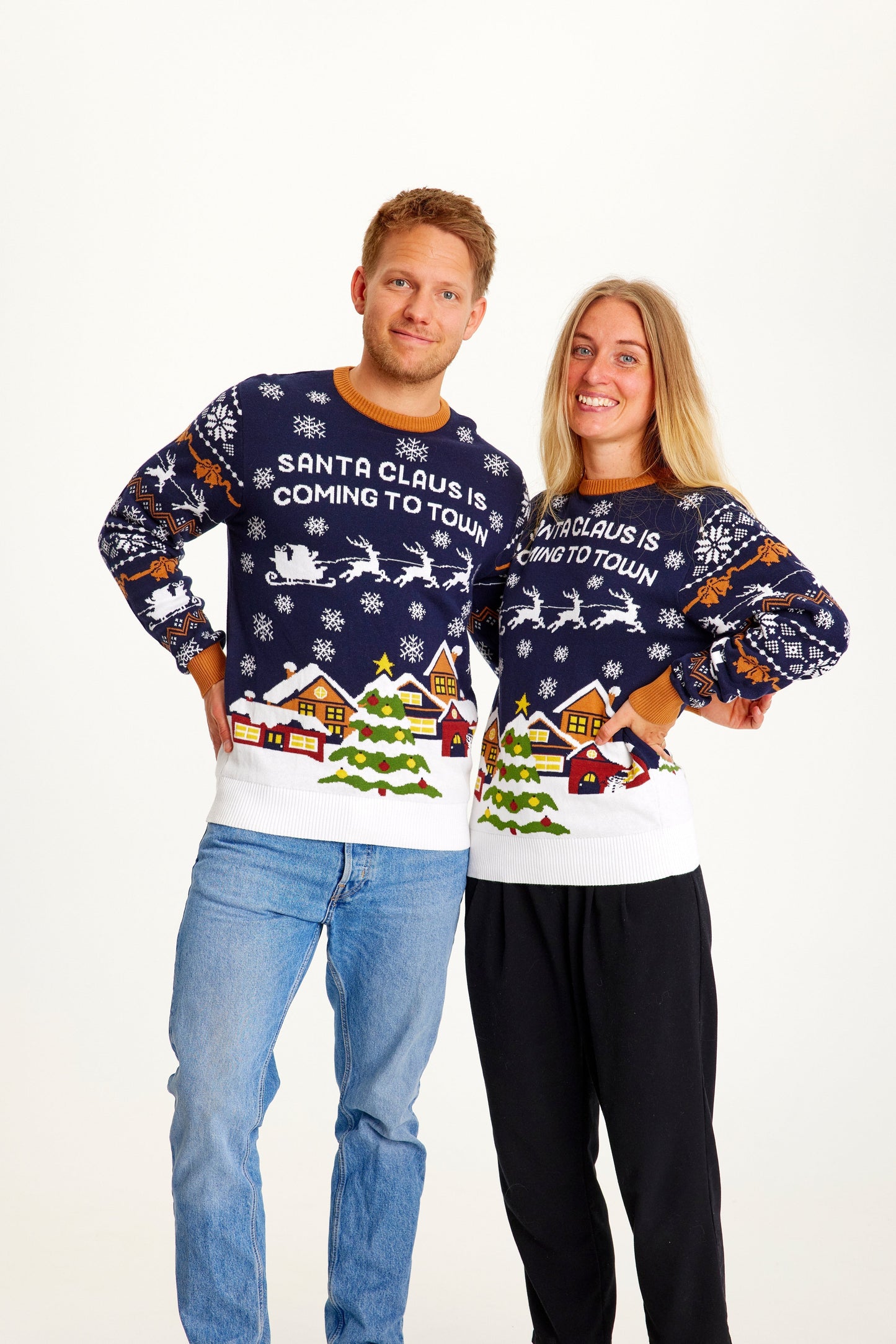 Luvik | Santa Claus Is Coming To Town Navy - Naiset