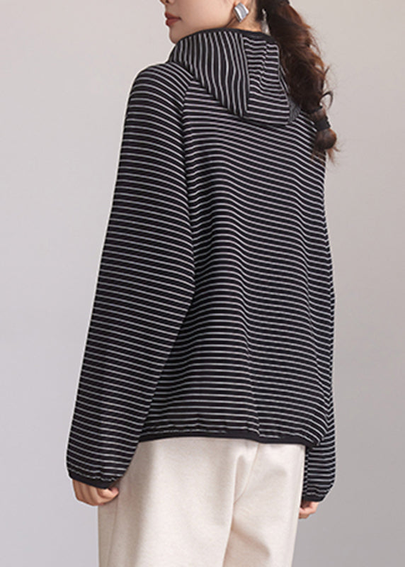 Luvik | Raito mustat vetoketjuhupparit