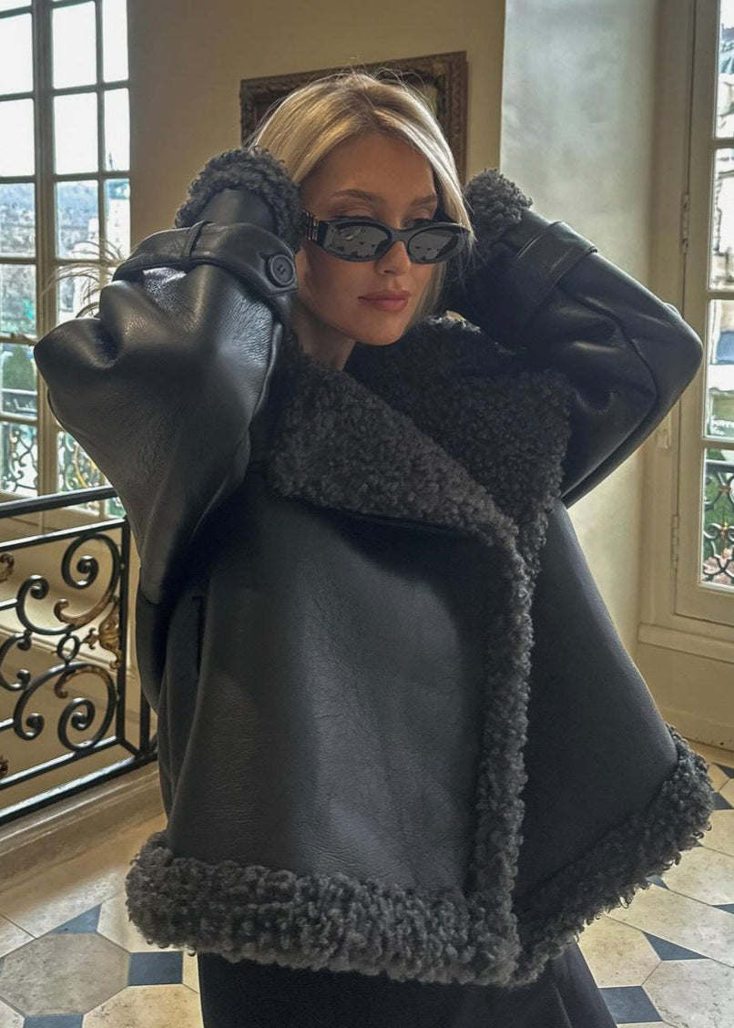 Luvik | Shearling-vuorattu Pilot jacket