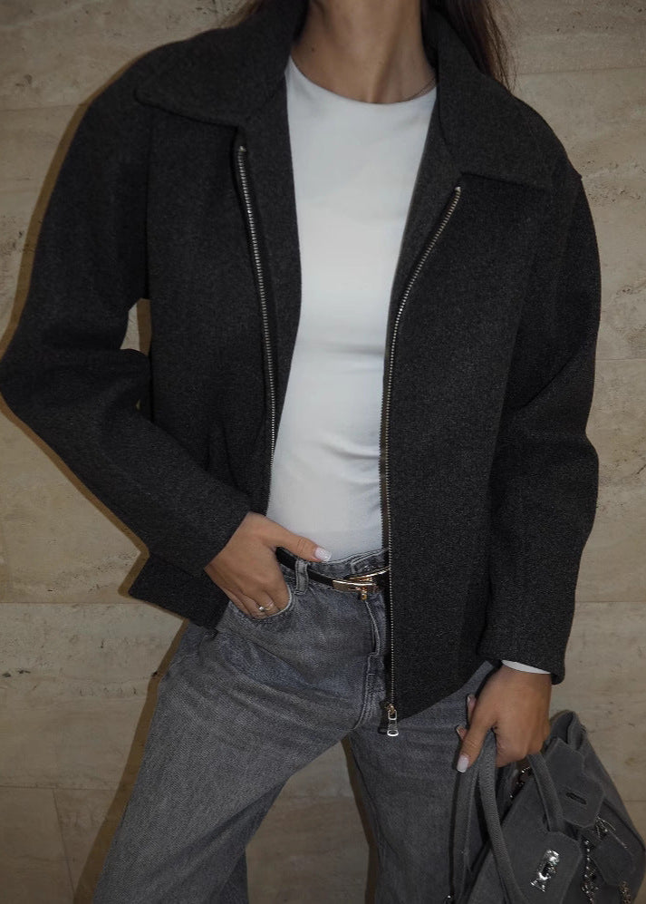 Luvik | Villasekoite Vetoketjullinen Takki