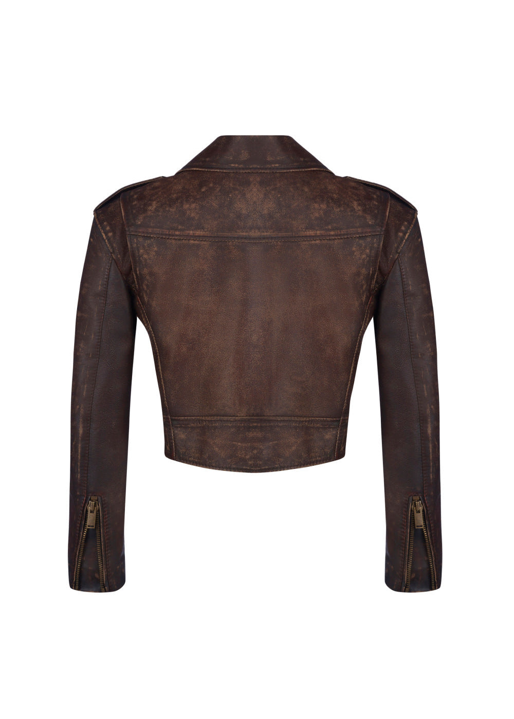 Luvik | Nahka Lyhennetty Biker-takki