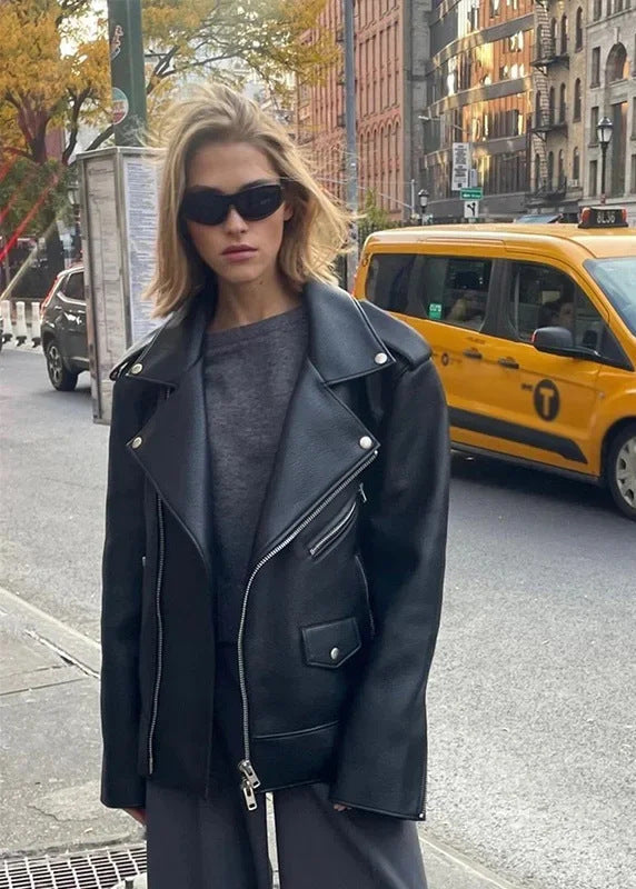 Luvik | Tekonahka moottoripyörätakki