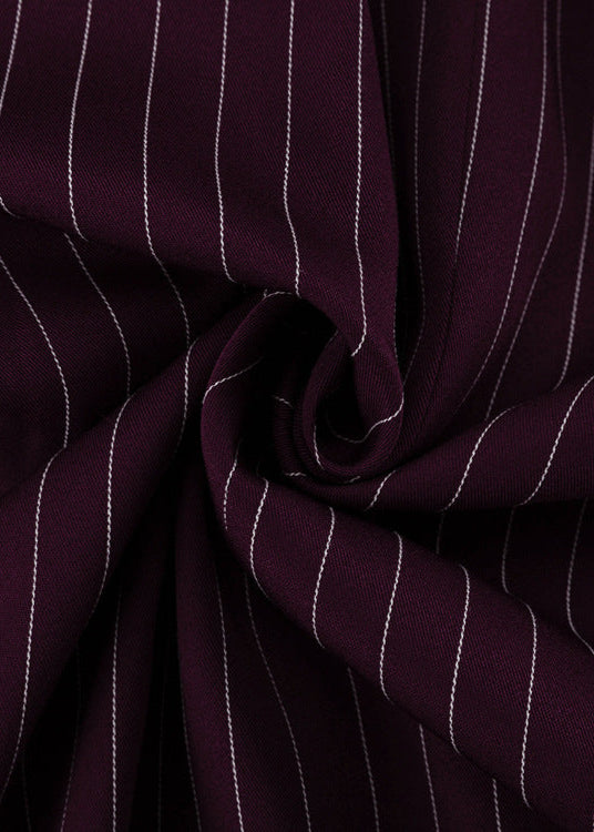 Luvik | Raidallinen bleiseri, jossa on lausuntoneuletakki