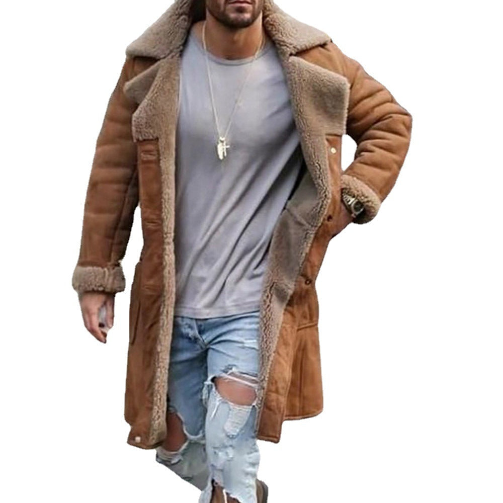 Luvik | Miesten lampaanvillakangastakki klassisessa pilotin tyylissä