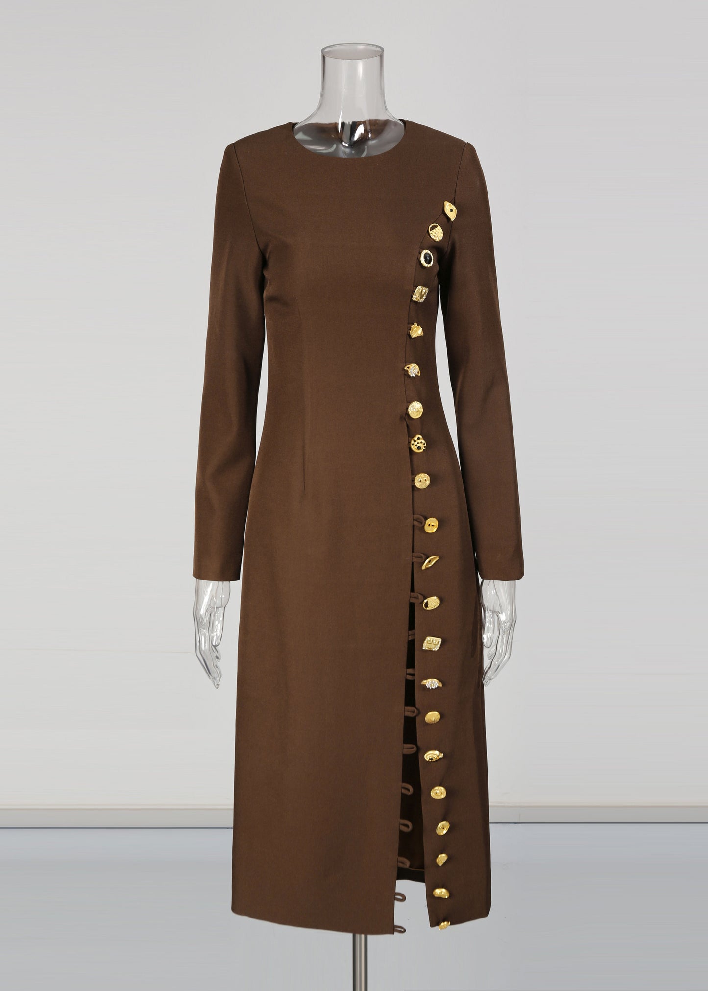 Luvik | Fit Café O-Col Patchwork Napitettavat Trench-coatit