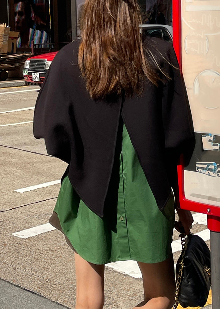 Luvik | Napillinen takki ja paita setti, kaksi osaa