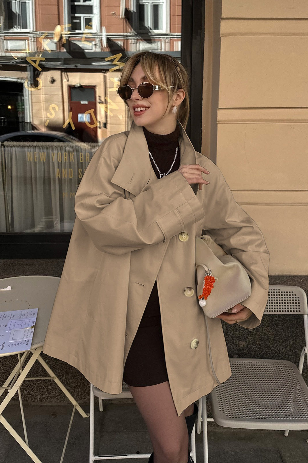 Luvik | Valkoinen Trench Coat
