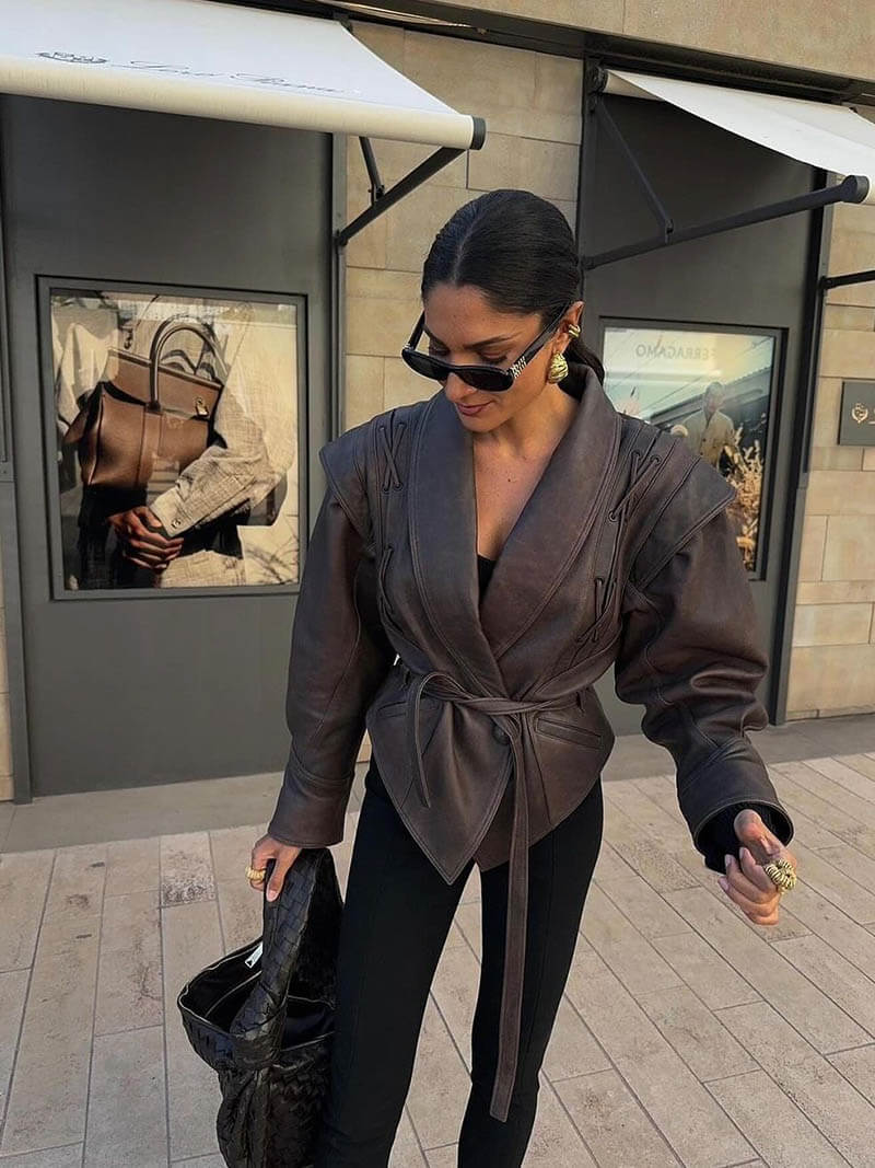 Luvik | Tekonahka Kimono Takki