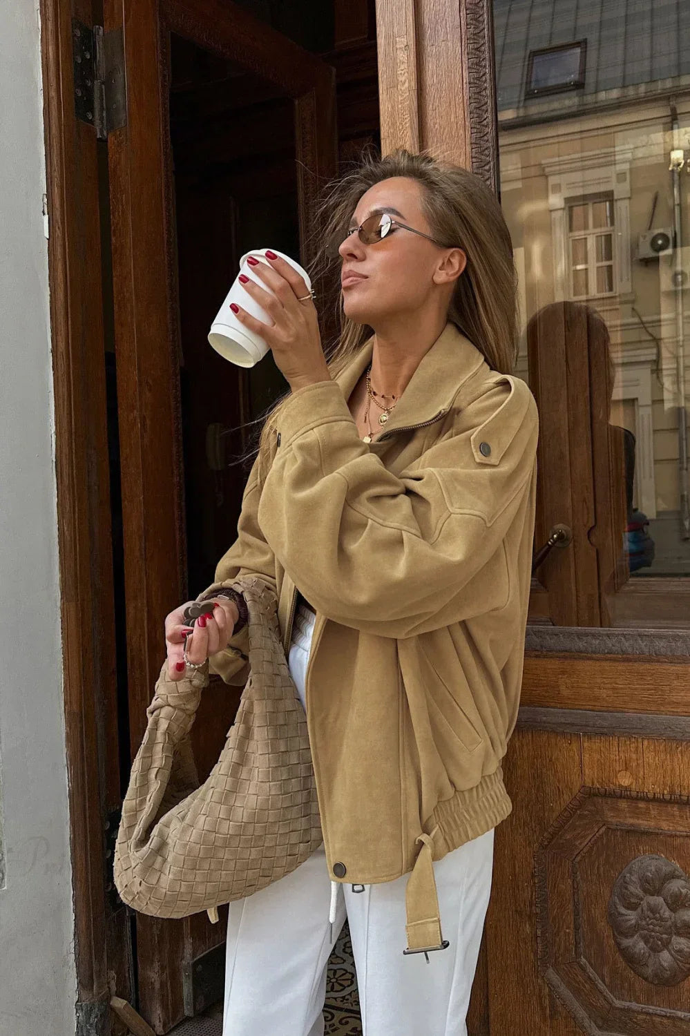 Luvik | Matt Elegant Suede Takki