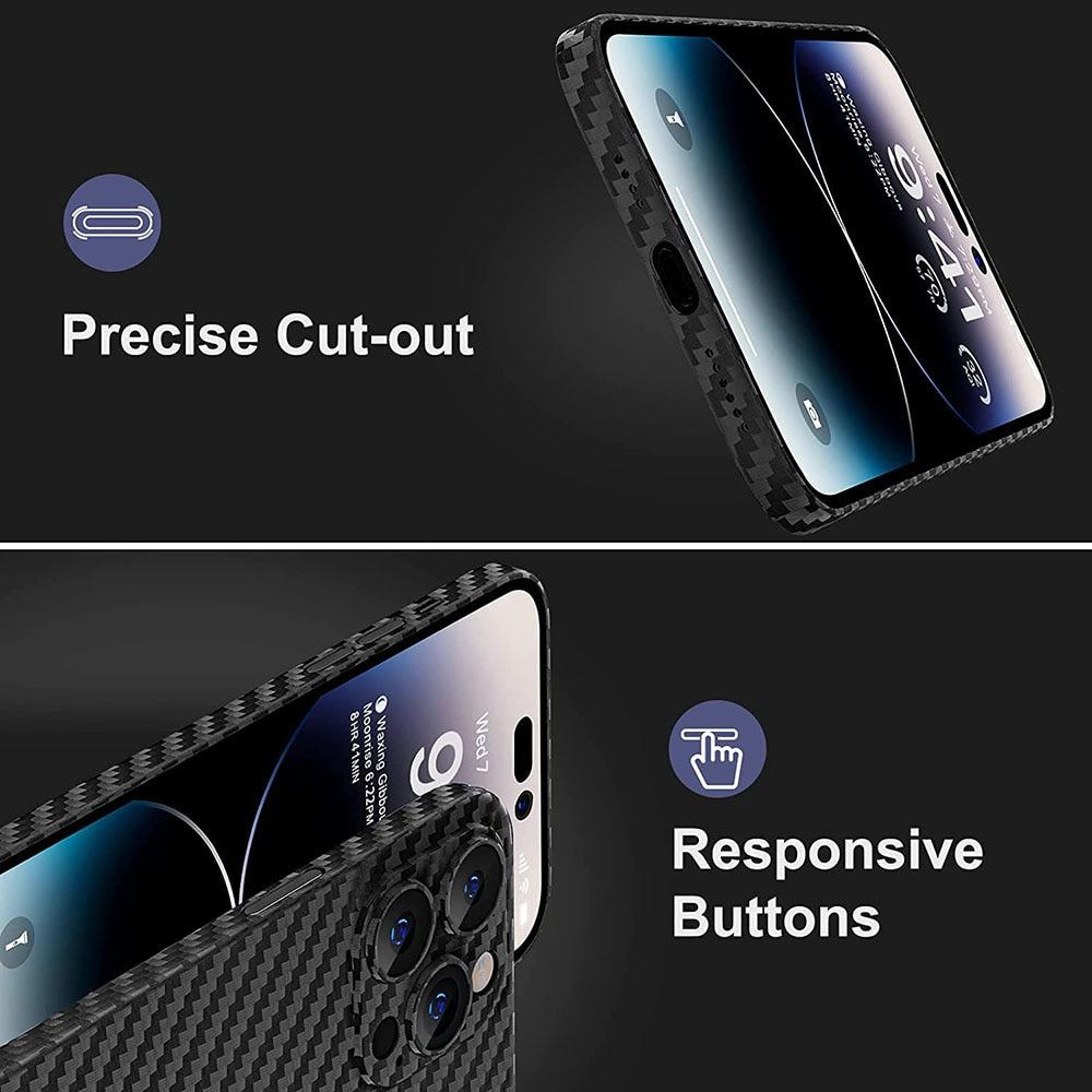 Luvikno | 0.3mm Ultra Tynn Tekstur Matt Hardcase For iPhone