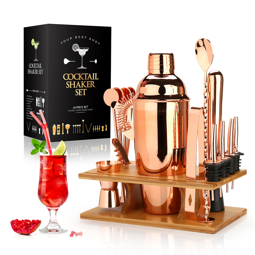 Luvikno | Mixology Master Set - Luksus Cocktailverktøy for Hjemmet