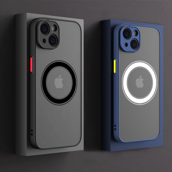 Luvikno | Corevault MagSafe Telefonveske | Tynn & Støtsikker | Magnetisk & Stilren | Optimalisert for trådløs lading