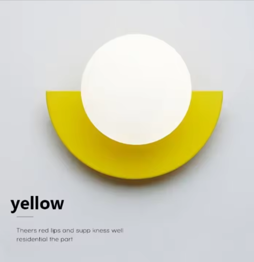 LumiGlow – Moderne Halvsirkel Vegglampe