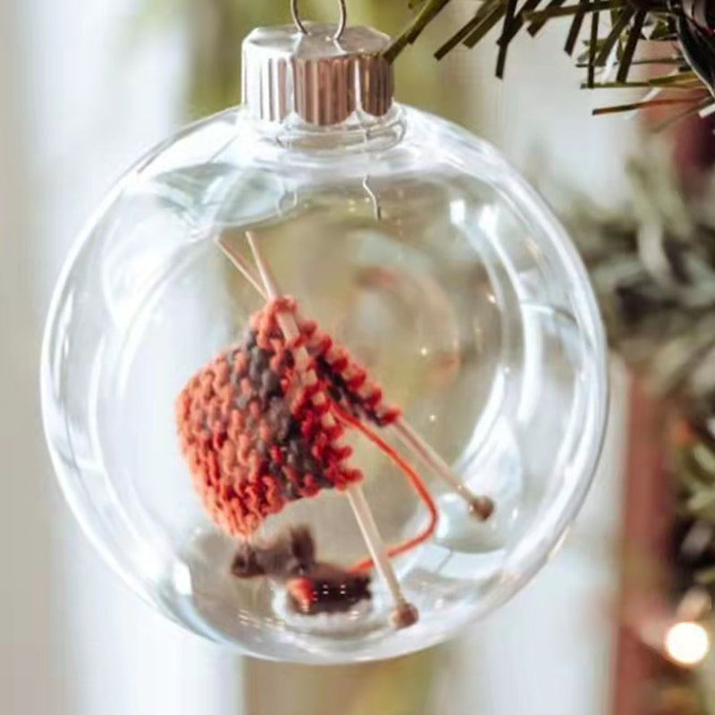 Jule Strikket Kule Ornamenter Xmas Tre Henge Dekorasjon Pendel | Luvikno