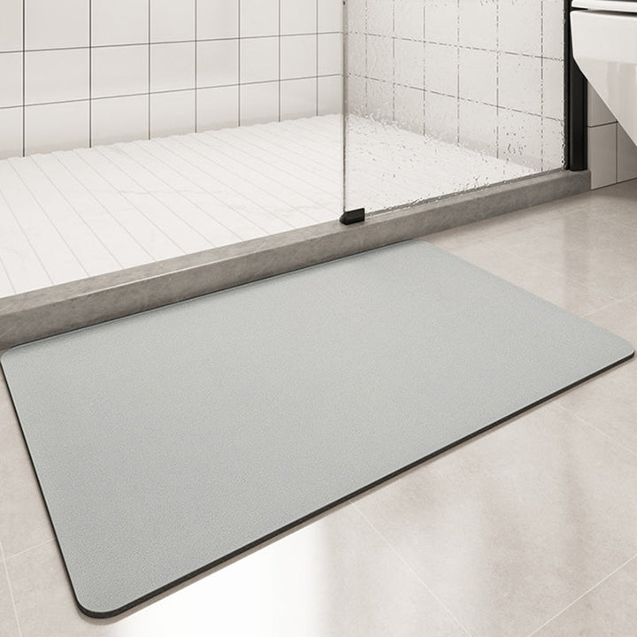 Solid Color Anti-Slip Badematmyk Rask-Dry Vaskbar Dusjmatte | Luvikno