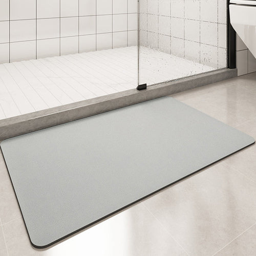 Solid Color Anti-Slip Badematmyk Rask-Dry Vaskbar Dusjmatte | Luvikno