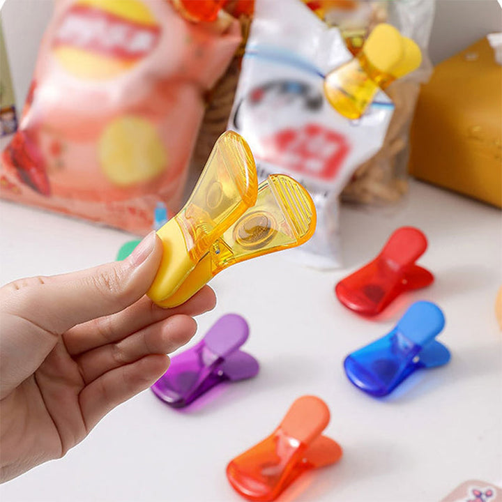 Fargerike magnetiske matforseglingsklips (6 stk) | Luvikno