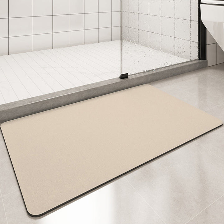 Solid Color Anti-Slip Badematmyk Rask-Dry Vaskbar Dusjmatte | Luvikno