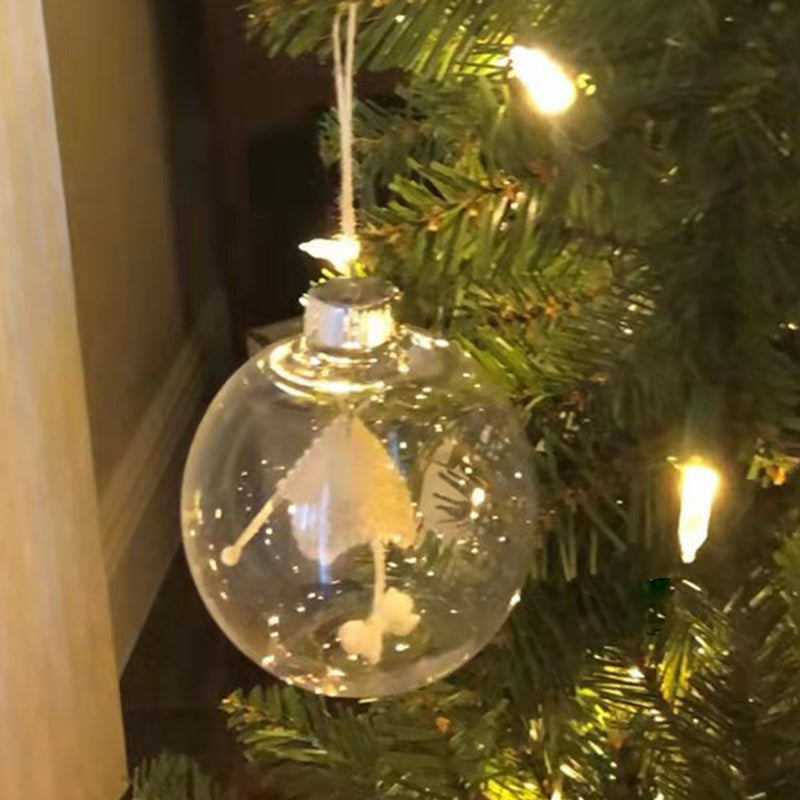 Jule Strikket Kule Ornamenter Xmas Tre Henge Dekorasjon Pendel | Luvikno