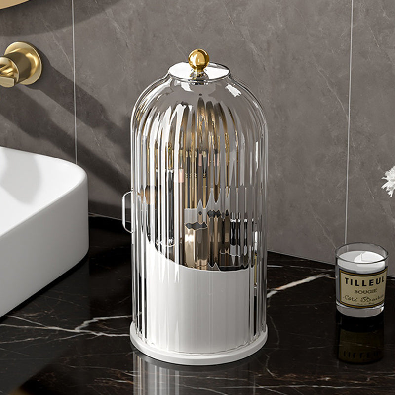 360° Rotating Makeup Brush Organizer Box | Luvikno