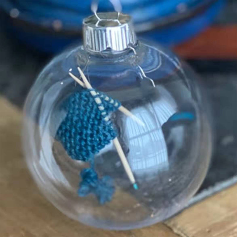 Jule Strikket Kule Ornamenter Xmas Tre Henge Dekorasjon Pendel | Luvikno