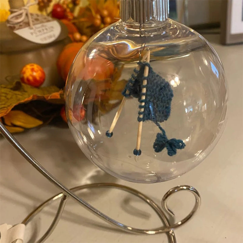 Jule Strikket Kule Ornamenter Xmas Tre Henge Dekorasjon Pendel | Luvikno