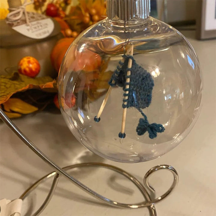 Jule Strikket Kule Ornamenter Xmas Tre Henge Dekorasjon Pendel | Luvikno