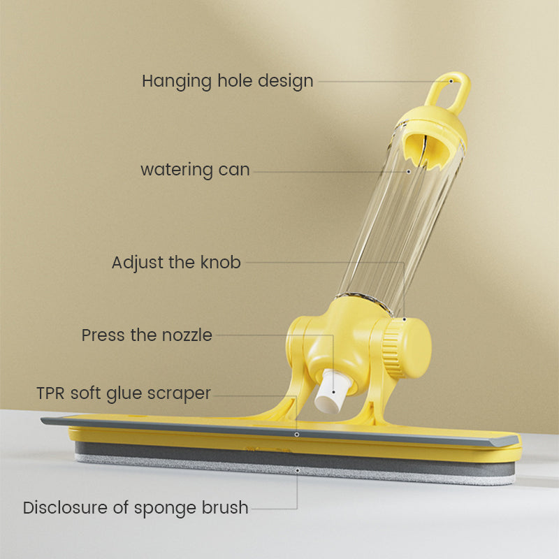 Glass Wiper with Sprayer | Luvikno
