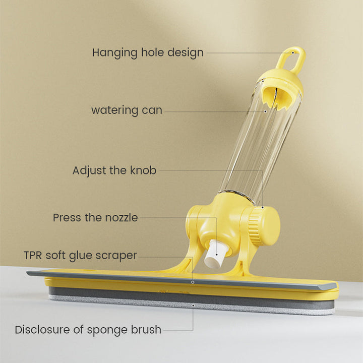 Glass Wiper with Sprayer | Luvikno